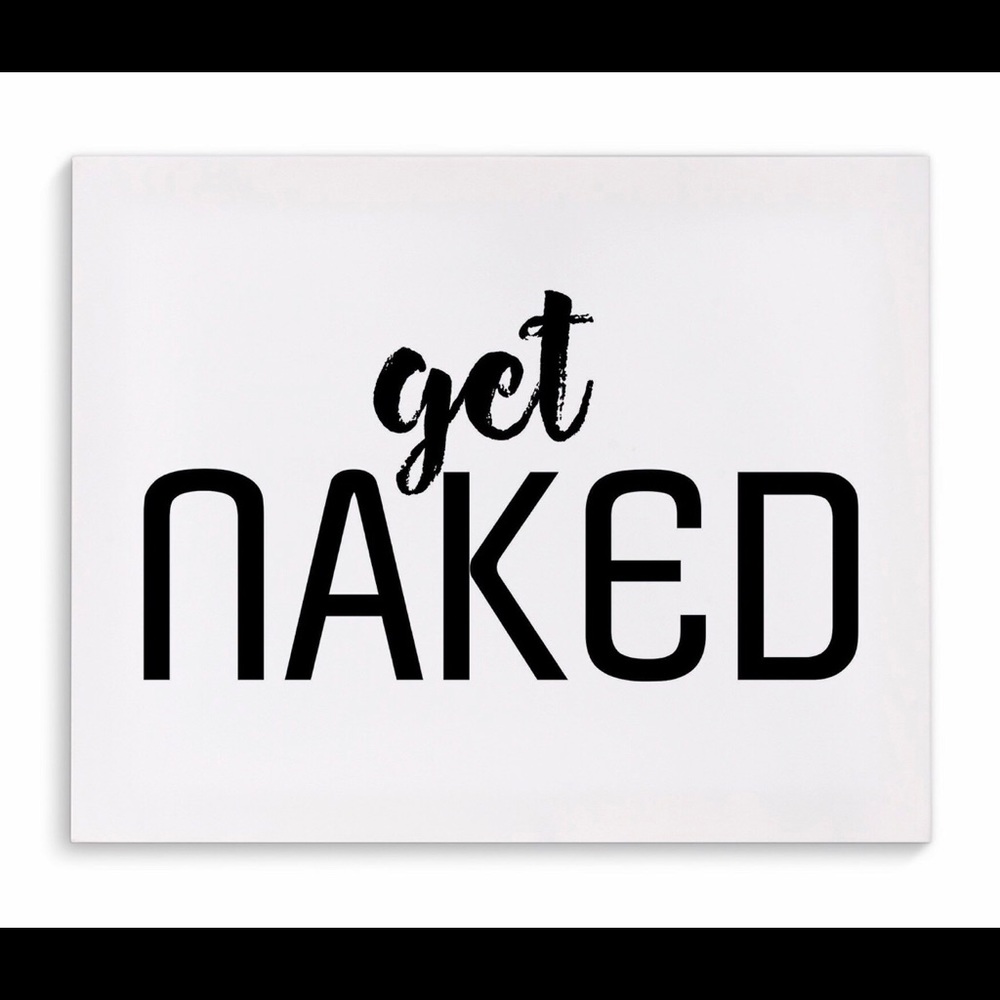 Get Naked Canvas Art by Kavka Designs